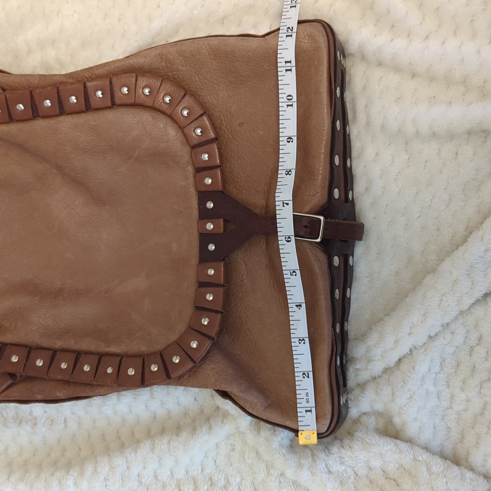 💕HP💕Bella Dolci Handcrafted Brown Leather Shoulder Bag - Picture 11 of 14
